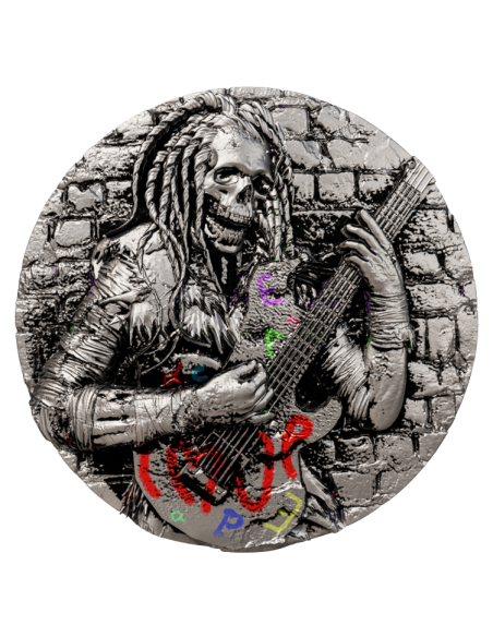 PEACE AND LOVE Rebelión Urbana Moneda de Plata de 2 Oz 2000 Francos Camerún 2025 - Coins & More - Camerún