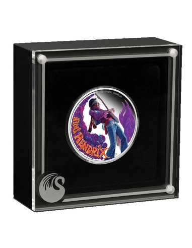 Moneta d'argento da 1 Oz JIMMY HENDRIX 1$ Tuvalu 2025 - Coins & More - Tuvalu
