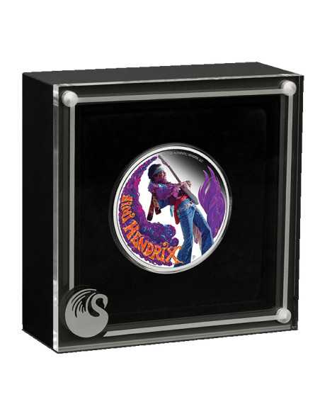 Moneta d'argento da 1 Oz JIMMY HENDRIX 1$ Tuvalu 2025 - Coins & More - Tuvalu