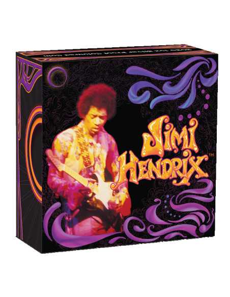 Moneta d'argento da 1 Oz JIMMY HENDRIX 1$ Tuvalu 2025 - Coins & More - Tuvalu