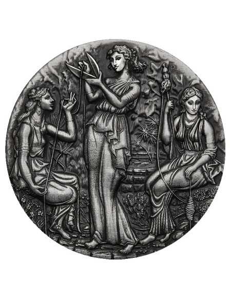 THE MOIRAI Fate 2 Oz Silbermünze 2$ Tuvalu 2025 - Coins & More - Tuvalu