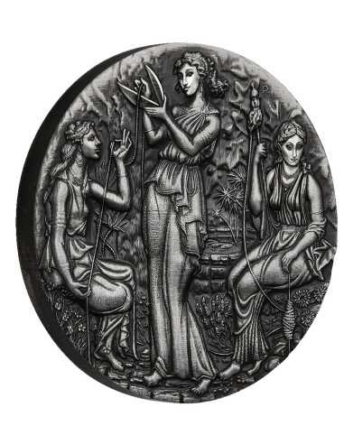 THE MOIRAI Fate Moneda de Plata de 2 Oz 2$ Tuvalu 2025 - Coins & More - Tuvalu
