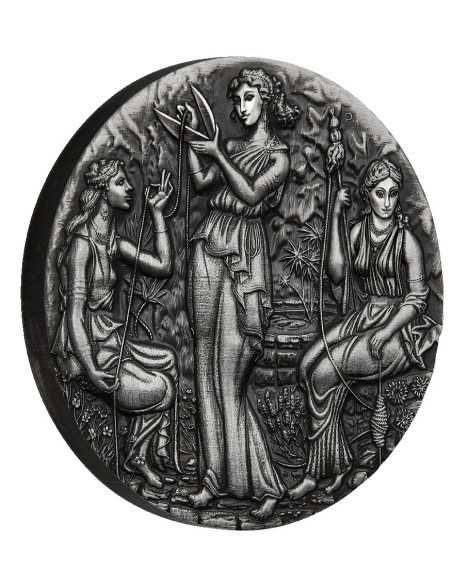 THE MOIRAI Fate 2 Oz Silbermünze 2$ Tuvalu 2025 - Coins & More - Tuvalu