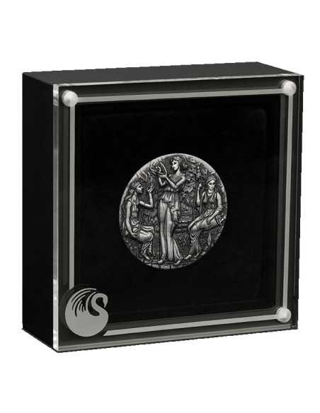 THE MOIRAI Fate Moneda de Plata de 2 Oz 2$ Tuvalu 2025 - Coins & More - Tuvalu