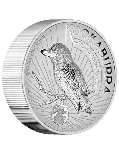 AUSTRALIAN KOOKABURRA 5 Oz Moneta d'argento incusa ad alto rilievo 8$ Australia 2025 - Coins & More - Australia