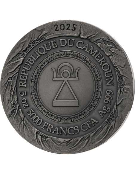 HANNIBAL Grandi Comandanti Moneta d'Argento da 5 Oz 5000 Franchi Camerun 2025 - Coins & More - Camerun