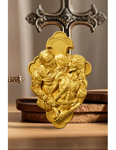 SAN BARTOLOMEO 12 Apostoli Moneta d'Argento Dorata da 2 Oz 2000 Franchi Camerun 2025 - Coins & More - Camerun