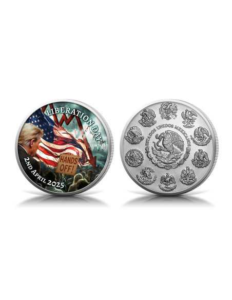 LIBERATION DAY 1 Oz Silbermünze Mexiko 2024 - Coins & More - Mexiko