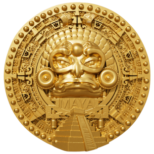 CIVILTA' MAGIANA Moneta d'argento dorata da 2 once 2000 franchi Camerun 2025 - Coins & More - Camerun