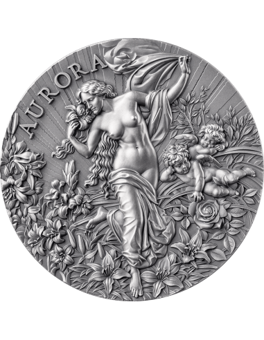 AURORA Celestial Beauty 2 Oz Silver Coin 2000 Francs Cameroon 2025 - Coins & More - Cameroun