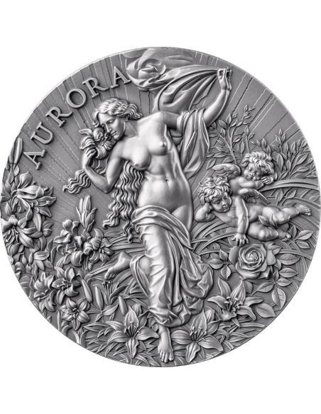 AURORA Celestial Beauty 2 Oz Silver Coin 2000 Francs Cameroon 2025 - Coins & More - Cameroun