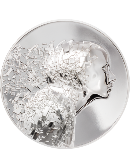 SILVER BURST 3 Oz Silver Coin 20$ Cook Islands 2021 - Coins & More - Scienza e Astronomia