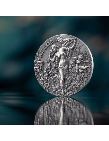 AURORA Celestial Beauty 2 Oz Silver Coin 2000 Francs Cameroon 2025 - Coins & More - Cameroun