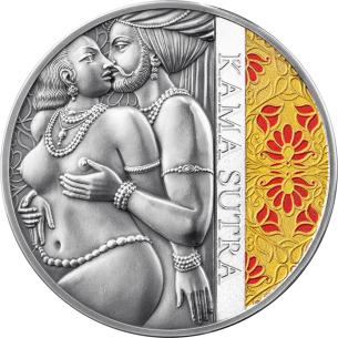 KAMA SUTRA II Moments d'Amour Kamasutra Pièce d'Argent 1 Oz 1000 Francs Cameroun 2025 - Coins & More - Cameroun
