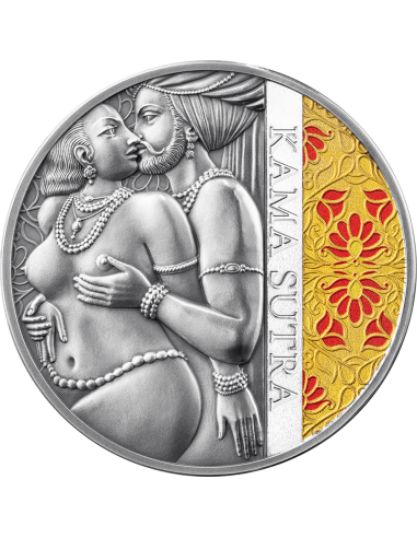KAMA SUTRA II Momente der Liebe Kamasutra 1 Oz Silbermünze 1000 Francs Kamerun 2025 - Coins & More - Kamerun