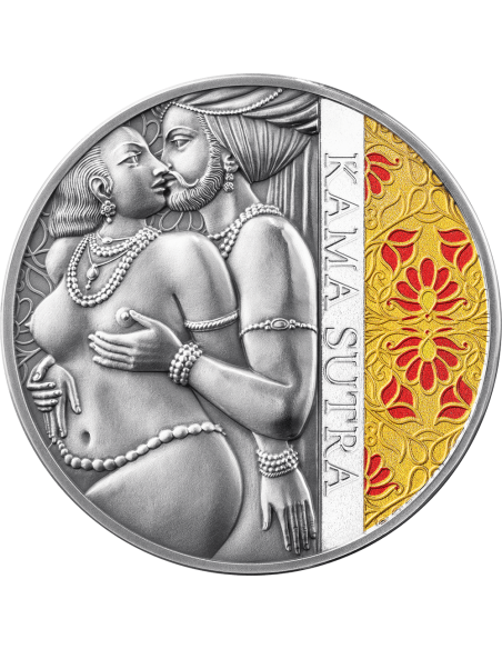 KAMA SUTRA II Momente der Liebe Kamasutra 1 Oz Silbermünze 1000 Francs Kamerun 2025 - Coins & More - Kamerun