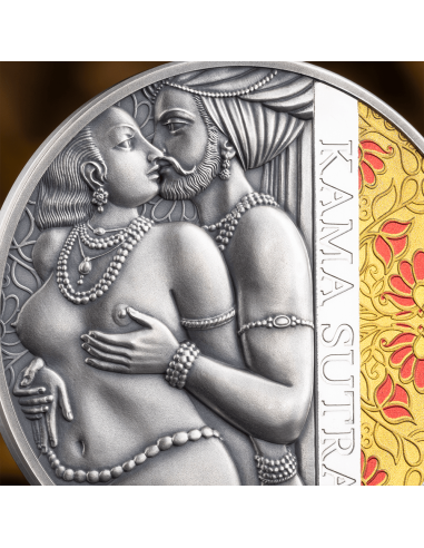 KAMA SUTRA II Momente der Liebe Kamasutra 1 Oz Silbermünze 1000 Francs Kamerun 2025 - Coins & More - Kamerun