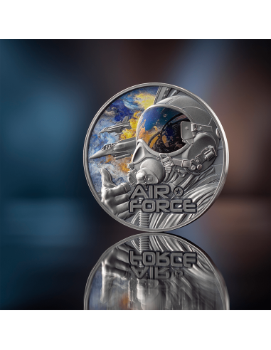 AIR FORCE Guardiani della Libertà Moneta d'Argento da 2 Oz 2000 Franchi Camerun 2025 - Coins & More - Camerun