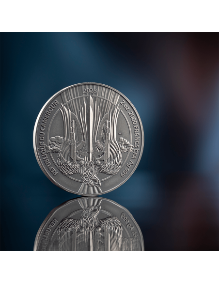 AIR FORCE Guardians of Freedom 2 Oz Silbermünze 2000 Francs Kamerun 2025 - Coins & More - Kamerun