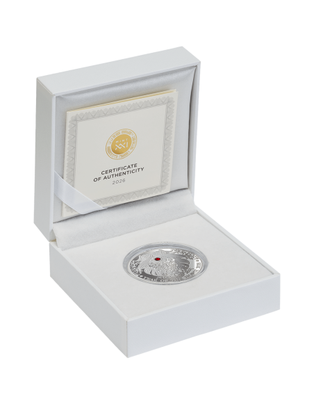 AÑO DEL CABALLO Año Lunar 1/2 Oz Moneda de Plata 2 Cedis Ghana 2026 - Coins & More - Africa
