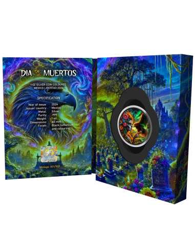 DIA DE LOS MUERTOS Edizione Speciale 2025 Moneta d'Argento da 1 Oz Messico 2025 - Coins & More - Messico
