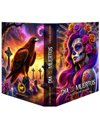 DIA DE LOS MUERTOS Edizione Speciale 2025 Moneta d'Argento da 1 Oz Messico 2025 - Coins & More - Messico