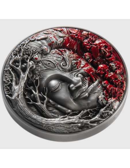DICHOTOMY OF HUMANITY 2 Oz Silver 11.5 Oz Copper Coin 10000 Francs Chad 2025 - Coins & More - Chad