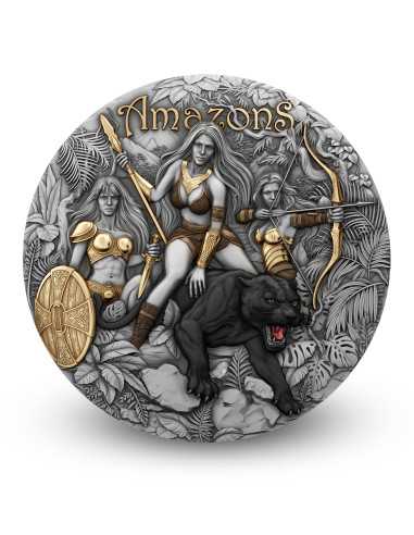 AMAZONS Eternal Sisters 2 Oz Silbermünze 2000 Francs Kamerun 2025 - Coins & More - Kamerun