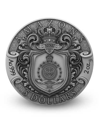 AMAZONAS Hermanas Eternas 2 Oz Moneda de Plata 2000 Francos Camerún 2025 - Coins & More - Camerún