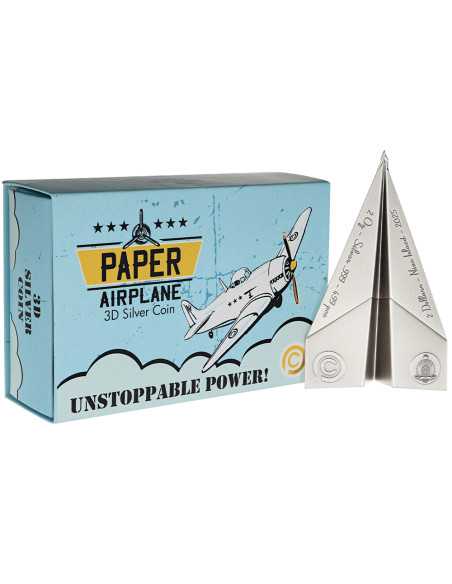 AIRPLANE Rêves pliés Pièce de 2 Oz en argent 2$ Niue 2025 - Coins & More - Niue