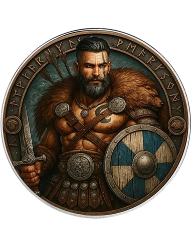 THORIN STEELHEART Los Vikingos 1 Oz Moneda de Plata 1$ USA 2025 - Coins & More - Usa
