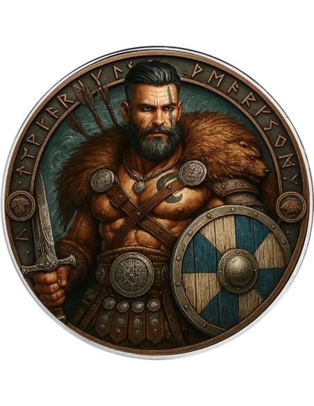 THORIN STEELHEART Los Vikingos 1 Oz Moneda de Plata 1$ USA 2025 - Coins & More - Usa