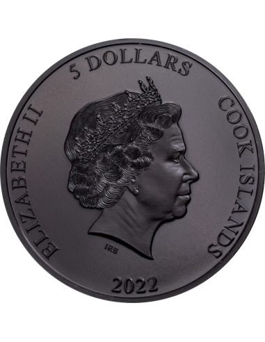 IRON MAIDEN The Number Of The Beast 1 Oz Silver Coin 5$ Cook Islands 2022 - Coins & More - Îles Cook