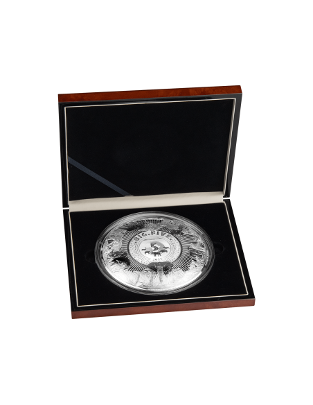 THE BIG FIVE OF AFRICA 1 Kg Kilo Silver Coin 1000 Francs Djibouti 2025 - Coins & More - Africa