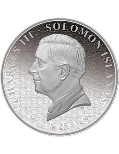 ANNO DEL CAVALLO Madreperla Lunare Cinese Moneta d'Argento da 5 Oz 25$ Isole Salomone 2026 - Coins & More - Isole Salomone