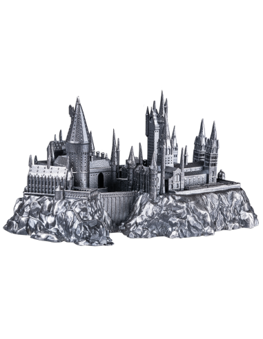 CASTELLO DI HOGWARTS Moneta d'Argento 3D da 5 Oz 10$ Samoa - Coins & More - Samoa
