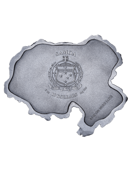 HOGWARTS CASTLE 5 Oz Silber 3D Münze 10$ Samoa - Coins & More - Samoa