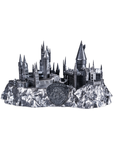 CASTELLO DI HOGWARTS Moneta d'Argento 3D da 5 Oz 10$ Samoa - Coins & More - Samoa
