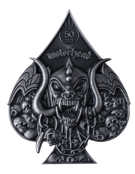 SKULLEATER MOTORHEAD Moneta d'argento da 3 Oz 5$ Niue 2025 - Coins & More - Niue