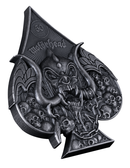 SKULLEATER MOTORHEAD Moneta d'argento da 3 Oz 5$ Niue 2025 - Coins & More - Niue