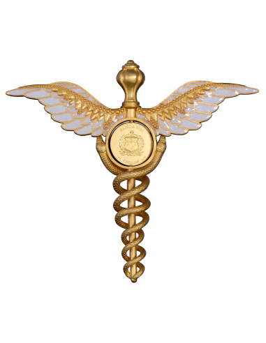 CADUCEUS : LE STAFF D'HERMES Pièce 2 Oz Argent 5$ Samoa 2025 - Coins & More - Samoa