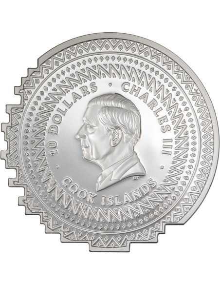 GORILLA Ricostruzione Moneta d'Argento da 2 Oz 10$ Isole Cook 2025 - Coins & More - Isole Cook