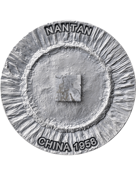 NANTAN Meteorite Geografia Moneta d'Argento da 50g 2000 Franchi Camerun 2025 - Coins & More - Camerun