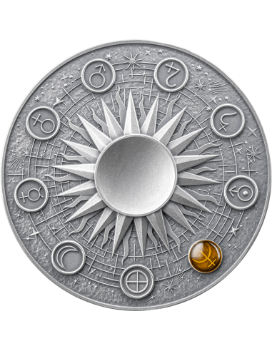 NEPTUNE Sistema Solare Moneta d'Argento da 2 Oz 10 Cedis Ghana 2025 - Coins & More - Ghana