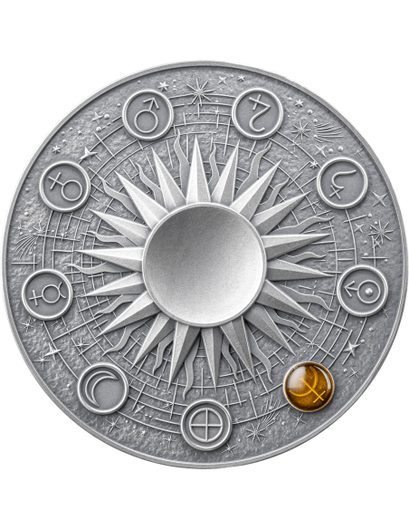 NEPTUNE Sistema Solare Moneta d'Argento da 2 Oz 10 Cedis Ghana 2025 - Coins & More - Ghana