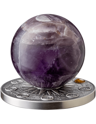 SATURN Solar System 2 Oz Silver Coin 10 Cedis Ghana 2025 - Coins & More - Ghana