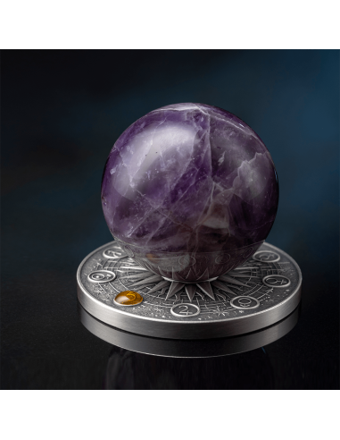 SATURN Solar System 2 Oz Silver Coin 10 Cedis Ghana 2025 - Coins & More - Ghana