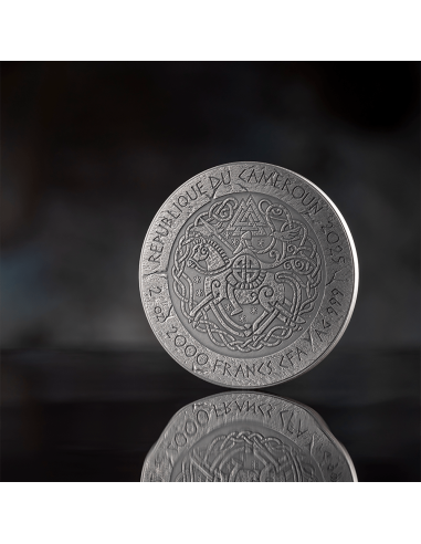 BJÖRN IRONSIDE El Camino al Valhalla Moneda de Plata de 2 Oz 2000 Francos Camerún 2025 - Coins & More - Camerún