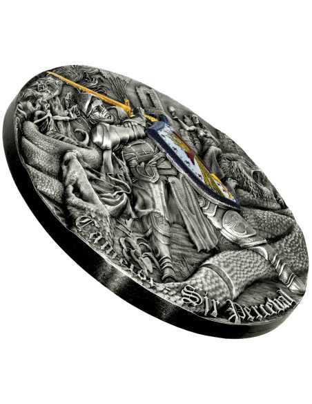 SIR PERCEVAL Camelot 2 Oz Moneda de Plata 5$ Niue 2023 - Coins & More - Niue