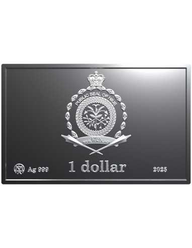 LA MUERTE DEL GENERAL MERCER Moneda de Plata de 1 Oz 1$ Niue 2025 - Coins & More - Niue